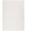 Tapis intérieur ATTICGO blanc rectangulaire shaggy uni 80x150 cm FOX