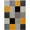 Tapis géométrique gris 160x230 cm