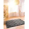 Tapis shaggy uni intérieur gris, 140 x 200 cm 43780