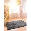 Tapis shaggy uni intérieur gris, 120 x 170 cm 43779