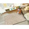 Atticgo Tapis design scandinave texturé dans les tons beiges, 80x150 cm