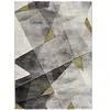 MOMA Tapis intérieur gris rectangulaire abstrait BIANCA 60 x 120 cm