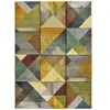 Atticgo Tapis géométrique multicolore 140x200 cm
