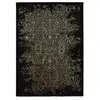 Tapis intérieur ATTICGO noir rectangulaire abstrait 120x170 cm GOLD