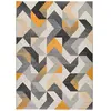 Atticgo Tapis géométrique gris 160 x 230 cm