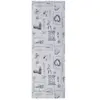 Tapis de cuisine dessins de plantes lilas 48x200 cm