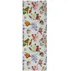 Tapis de cuisine dessins avec des fleurs multicolore 48x200 cm