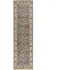 Atticgo Tapis de couloir classique argent 67x250 cm