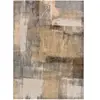 Atticgo Tapis géométrique en beige, 133x190 cm