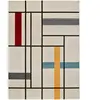 Atticgo Tapis géométrique multicolore, 133x190 cm