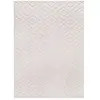 Atticgo Tapis avec des textures neutres en blanc,  160x230 cm ESTILO