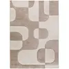 Atticgo Tapis formes organiques crème/beige 160x230 cm