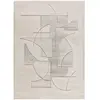 MOMA Tapis intérieur ATTICGO crème rectangulaire géométrique 200x290 cm LENA