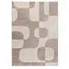 MOMA Tapis intérieur ATTICGO crème rectangulaire géométrique 80x150 cm LENA