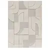 MOMA Tapis intérieur ATTICGO crème rectangulaire géométrique 120x170 cm LENA