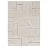 MOMA Tapis intérieur ATTICGO crème rectangulaire géométrique 160x230 cm LENA