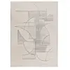 MOMA Tapis intérieur ATTICGO crème rectangulaire géométrique 120x170 cm LENA