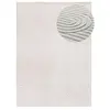 MOMA Tapis intérieur crème rectangulaire géometrique avec relief ESTILO 160 x 230 cm