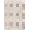 Atticgo Tapis à relief scandinave crème 120x170 cm