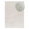 MOMA Tapis intérieur blanc rectangulaire géométrique BLANCHE 140 x 200 cm