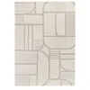MOMA Tapis intérieur ATTICGO blanc rectangulaire scandinave 120x170 cm SNOWY
