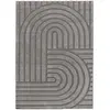 MOMA Tapis intérieur ATTICGO gris rectangulaire scandinave 80x150 cm SNOWY