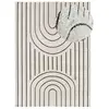 MOMA Tapis intérieur blanc rectangulaire géométrique BLANCHE 120 x 170 cm
