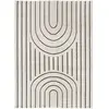 MOMA Tapis intérieur blanc rectangulaire géométrique BLANCHE 160 x 230 cm