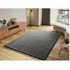 MOMA Tapis intérieur anthracite rectangulaire shaggy uni ATLAS 120 x 180 cm