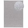 MOMA Tapis intérieur ATTICGO argent rectangulaire uni 120x170 cm PETRA