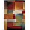 MOMA Tapis intérieur multicolore rectangulaire géométrique MATRIX 60 x 120 cm