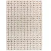 ATTICGO Tapis géométrique à relief BARESA beige/gris 200x290 cm