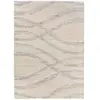 Atticgo Tapis shaggy de style scandinave en tons gris, 160x230 cm