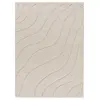 MOMA Tapis intérieur 160x230 cm blanc rectangulaire molier shaggy MOLIER