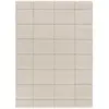 MOMA Tapis intérieur 160x230 cm blanc rectangulaire molier shaggy MOLIER