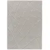 MOMA Tapis intérieur 160x230 cm argent rectangulaire molier shaggy MOLIER