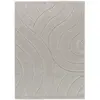 MOMA Tapis intérieur 160x230 cm argent rectangulaire molier shaggy MOLIER