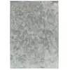 Atticgo Tapis shaggy uni argent 60 x 110 cm