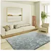 ATTICGO Tapis shaggy uni intérieur argent, 160 x 230 cm ROMA