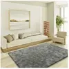 Atticgo Tapis shaggy uni anthracite 80 x 150 cm