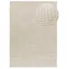 Tapis intérieur ATTICGO blanc rectangulaire scandinave 133x190 cm ZEN