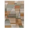 MOMA Tapis intérieur multicolore rectangulaire abstrait SORA 80 x 150 cm