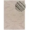 MOMA Tapis intérieur ATTICGO crème rectangulaire shaggy 160x230 cm ATESA