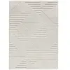 MOMA Tapis intérieur ATTICGO crème rectangulaire géométrique 160x230 cm NUMA