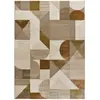 MOMA Tapis intérieur multicolore rectangulaire géométrique MELFI 140 x 200 cm