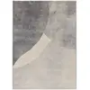 Atticgo Tapis abstrait gris 80x150 cm