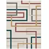MOMA Tapis avec formes géométriques multicolores en relief, 80x150 cm KARISMA