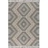 MOMA Tapis intérieur gris rectangulaire ethnique CHANDIA 160 x 230 cm