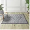 MOMA Tapis intérieur bleu rectangulaire ethnique CHANDIA 80 x 120 cm
