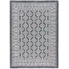 MOMA Tapis intérieur bleu rectangulaire ethnique CHANDIA 120 x 170 cm